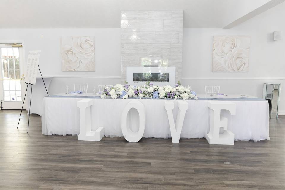 Reception hall