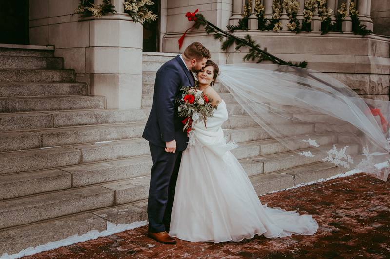 Meagan White Photo - The happy couple
