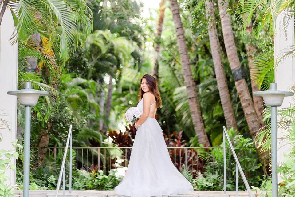 Bridal photos hawaii