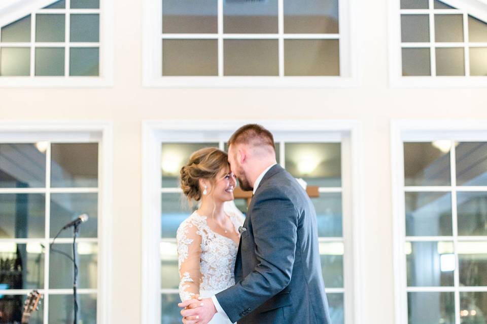 First dance wedding photograph