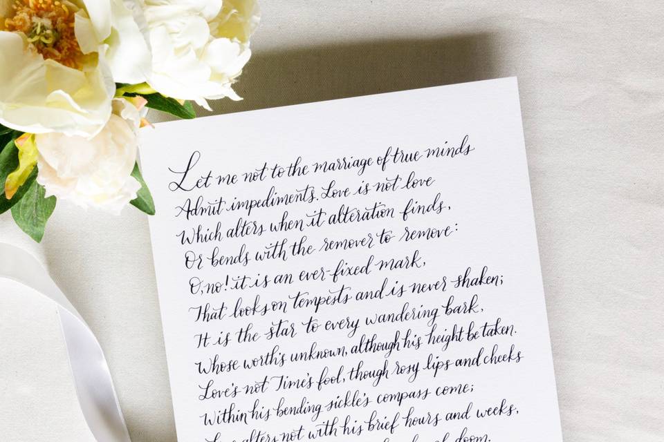Love poem for a wedding