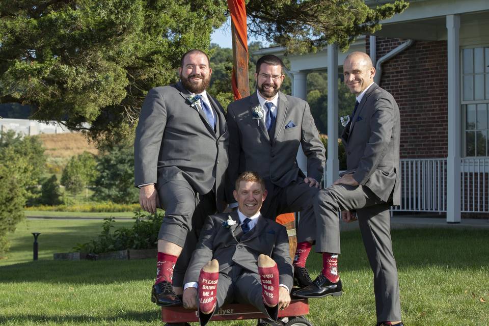 The Groom + Groomsmen