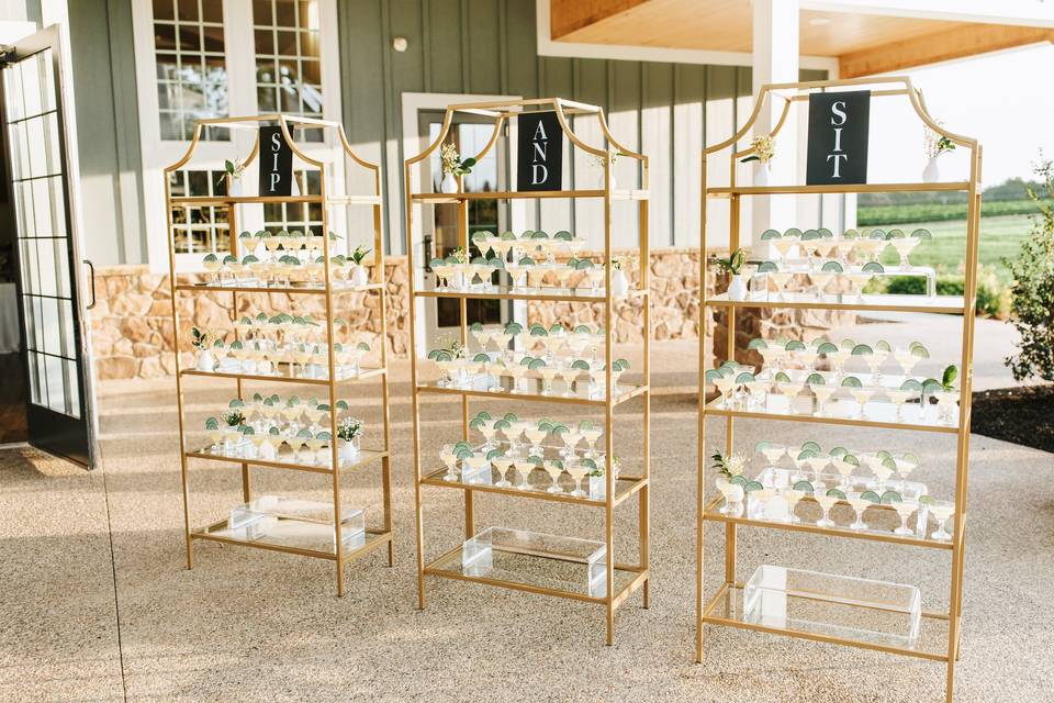 Margarita Escort Card Display