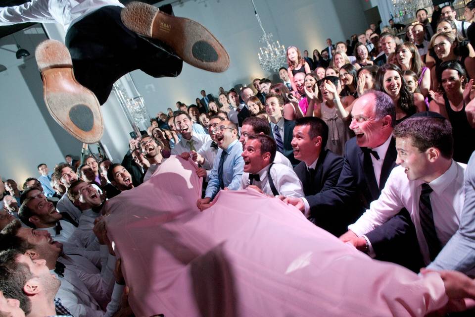Fun at the reception