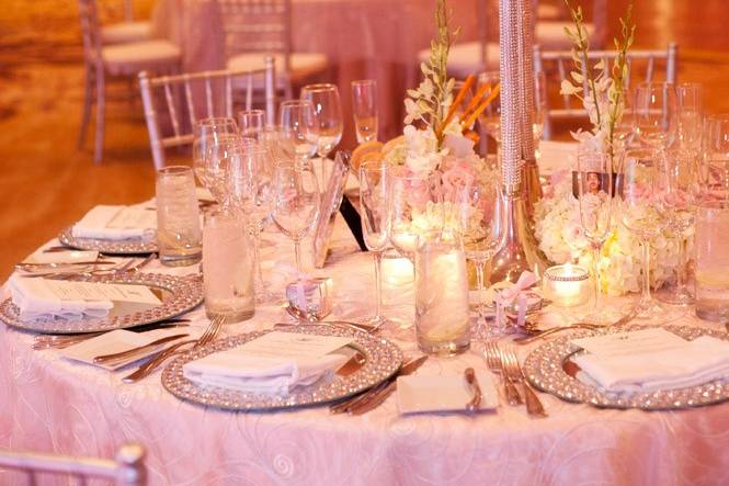 Crystal centerpiece