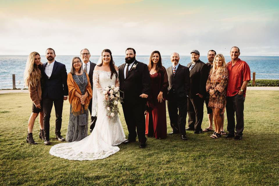 Small wedding in La Jolla, CA