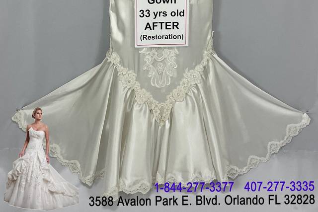 Dream Wedding Gown Nearly Ruined By Termites - Heritage Garment Preservation