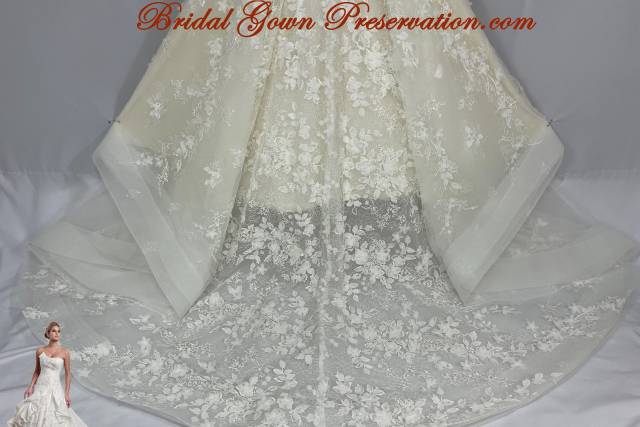 Wedding gown cleaning outlet and preservation near me