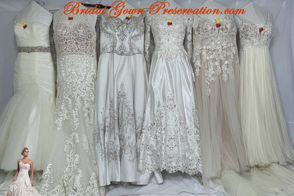 6 more Wedding Gowns processed