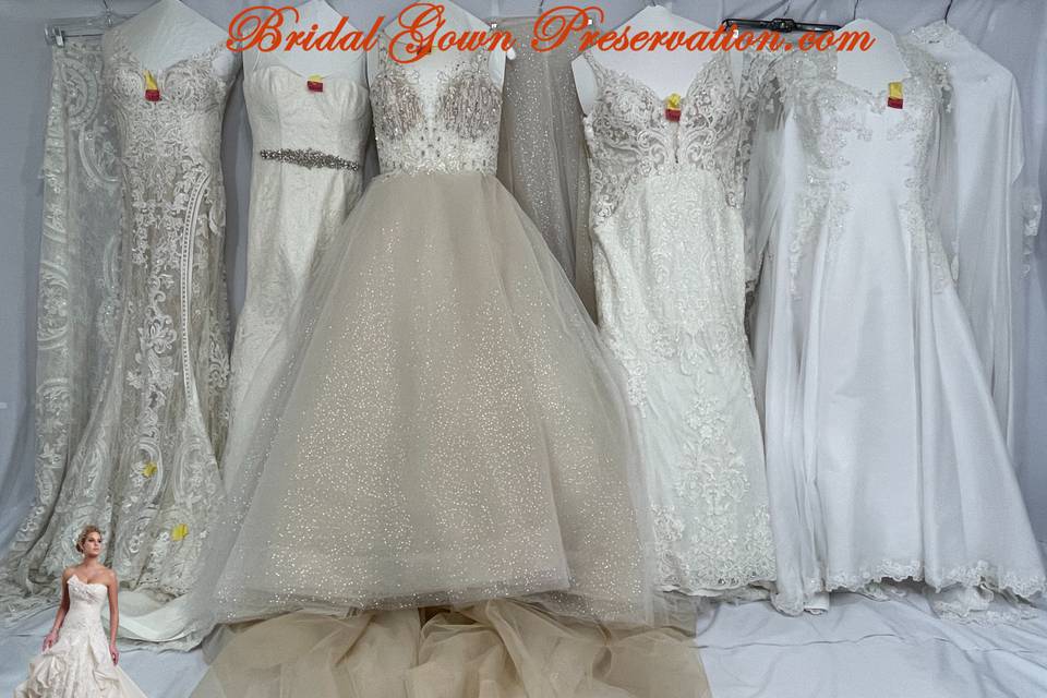 Some more Wedding Gowns proces