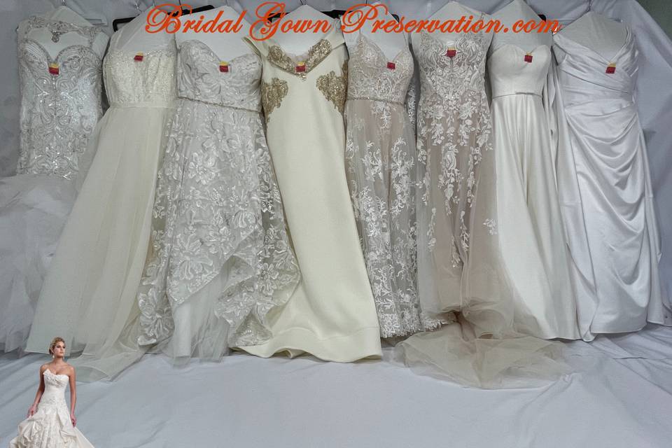 8 more Wedding Gowns processed