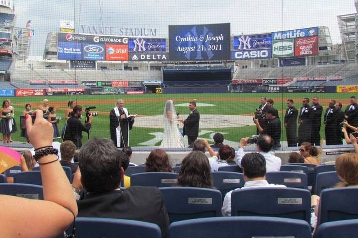 Home plate Yankee Stadium