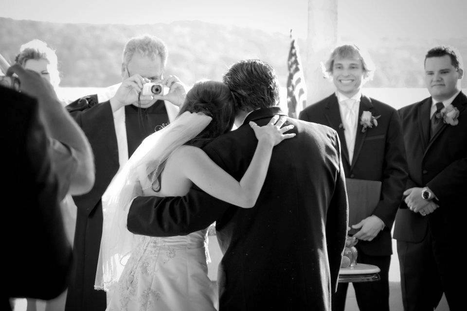 Bride with her dad