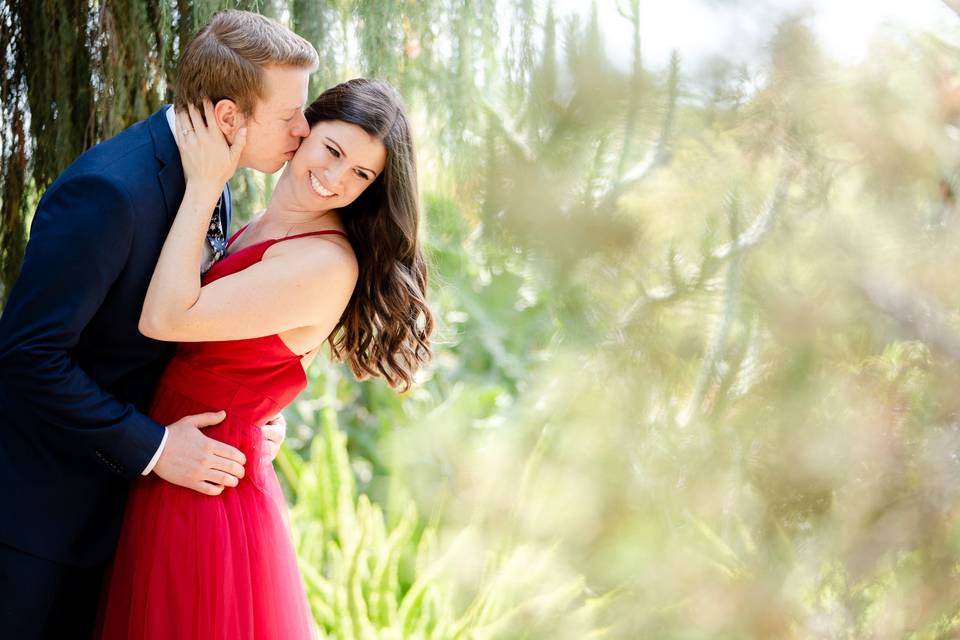 Engagement session outside