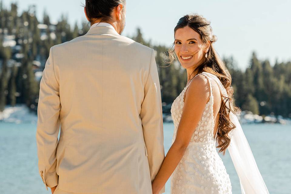 Tahoe couple portrait
