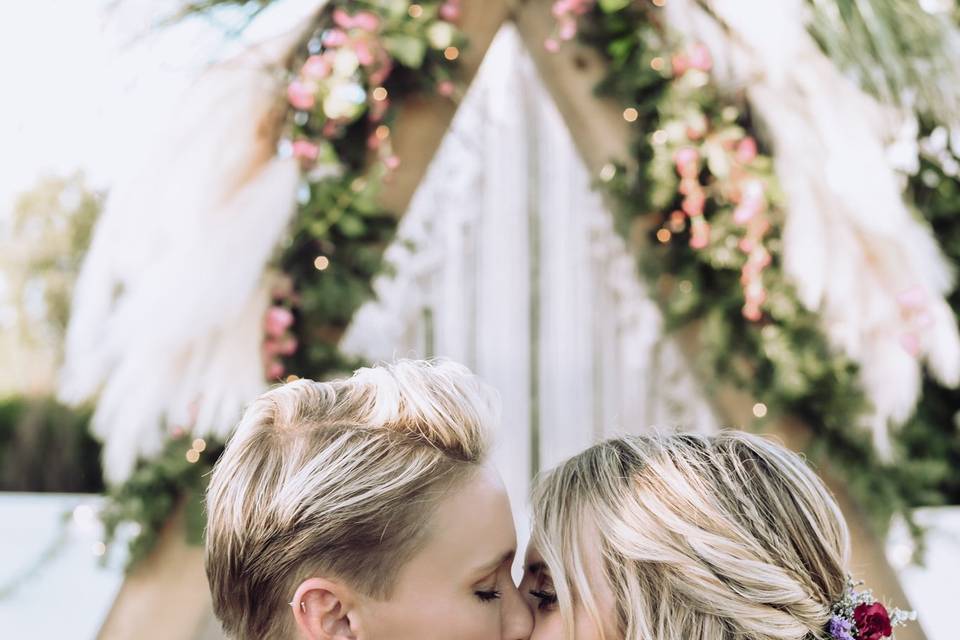 First Kiss as a Married Couple