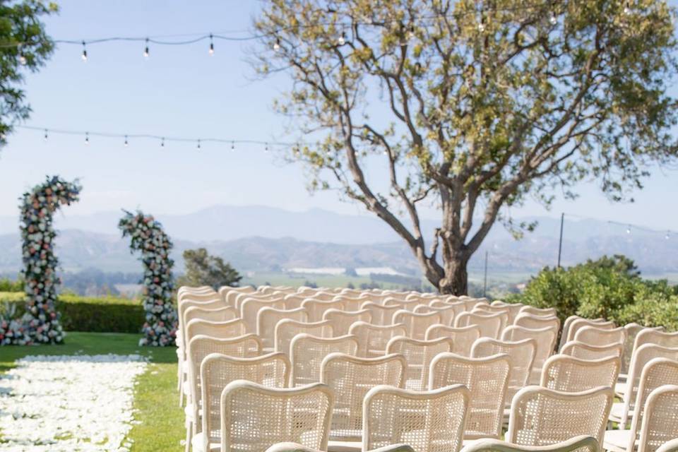 Emma Chair Wedding Ceremony