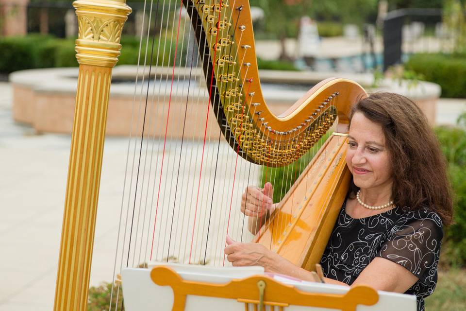 Miriam Weber Brown, Harpist