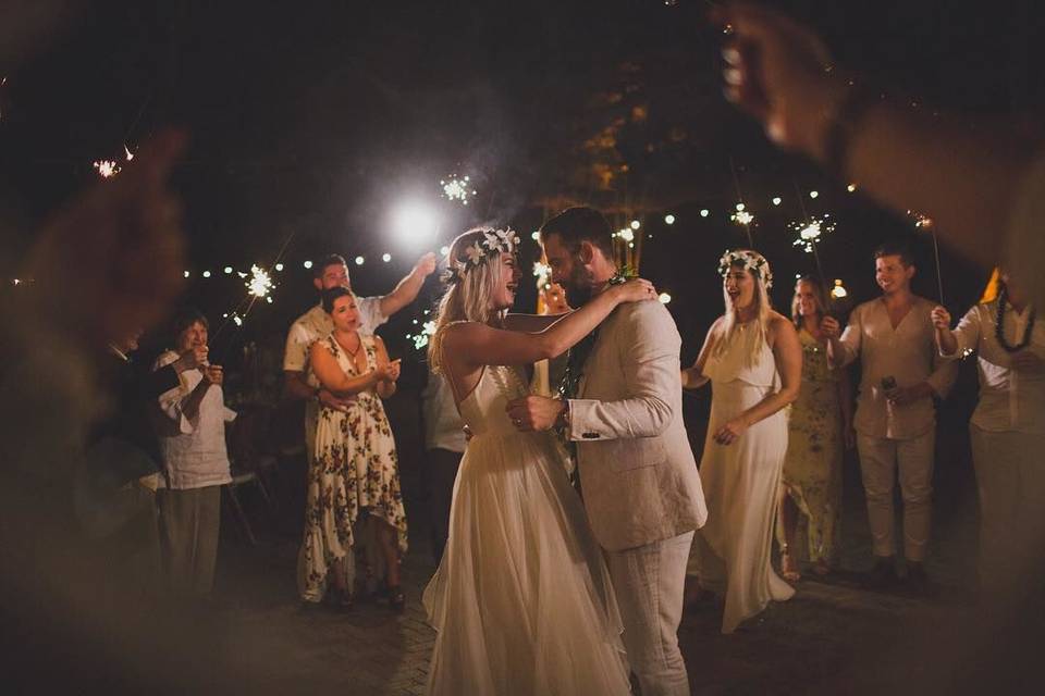 Couple dancing