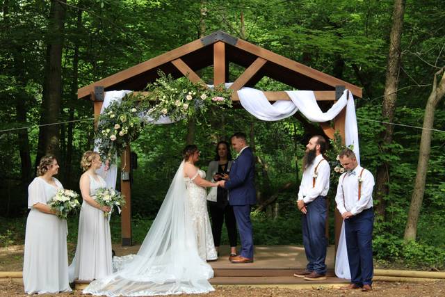 Wedding in the woods