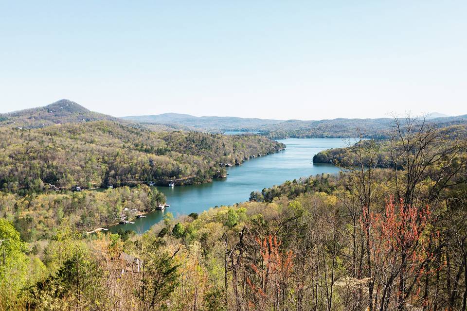 Views of Lake Burton