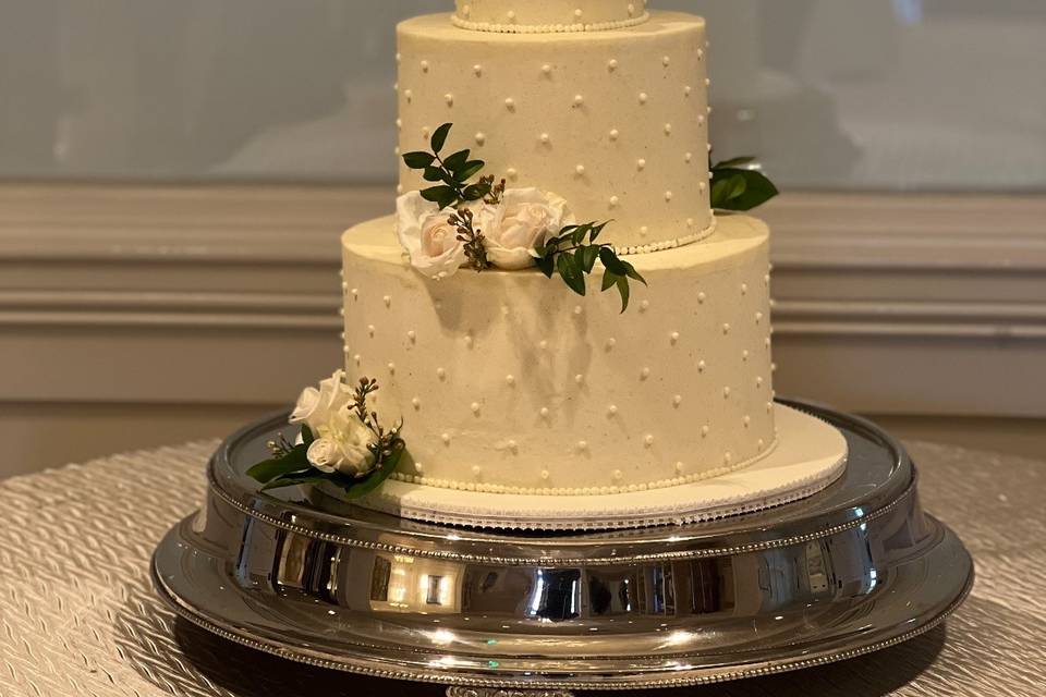 Wedding Cake on Stand