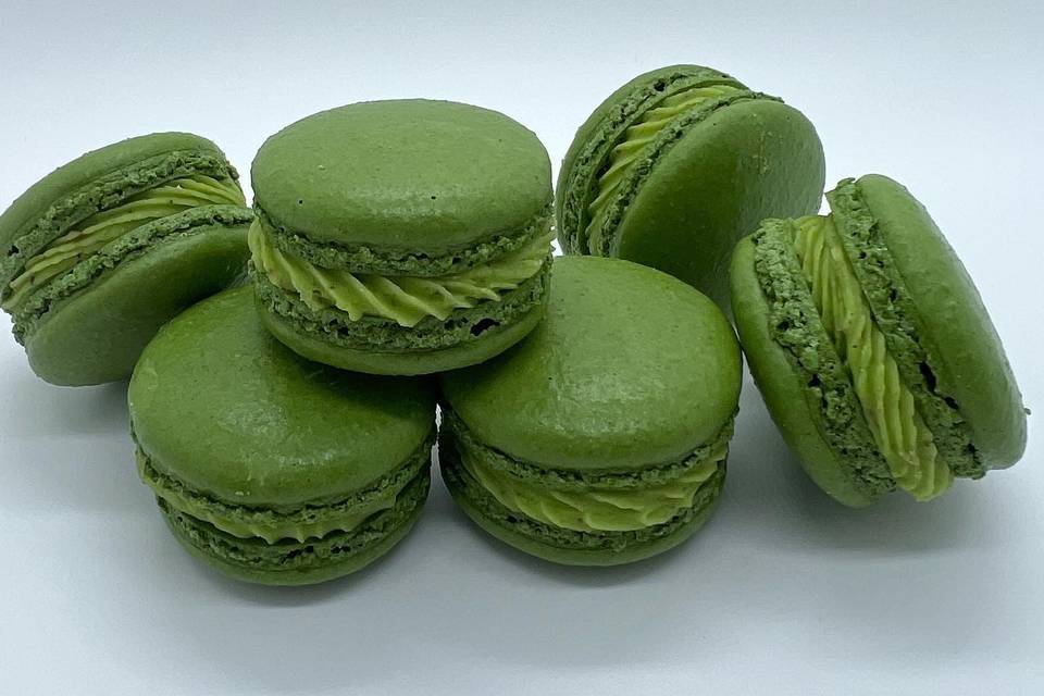 Pistachio Macarons