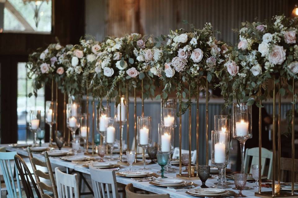 Reception decor