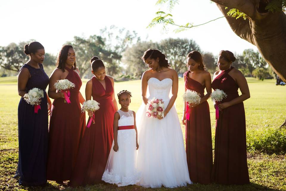 Red dresses