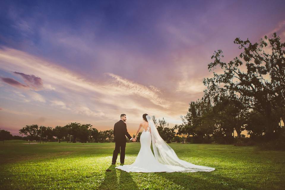 The newlyweds | Photo by T and C Studios