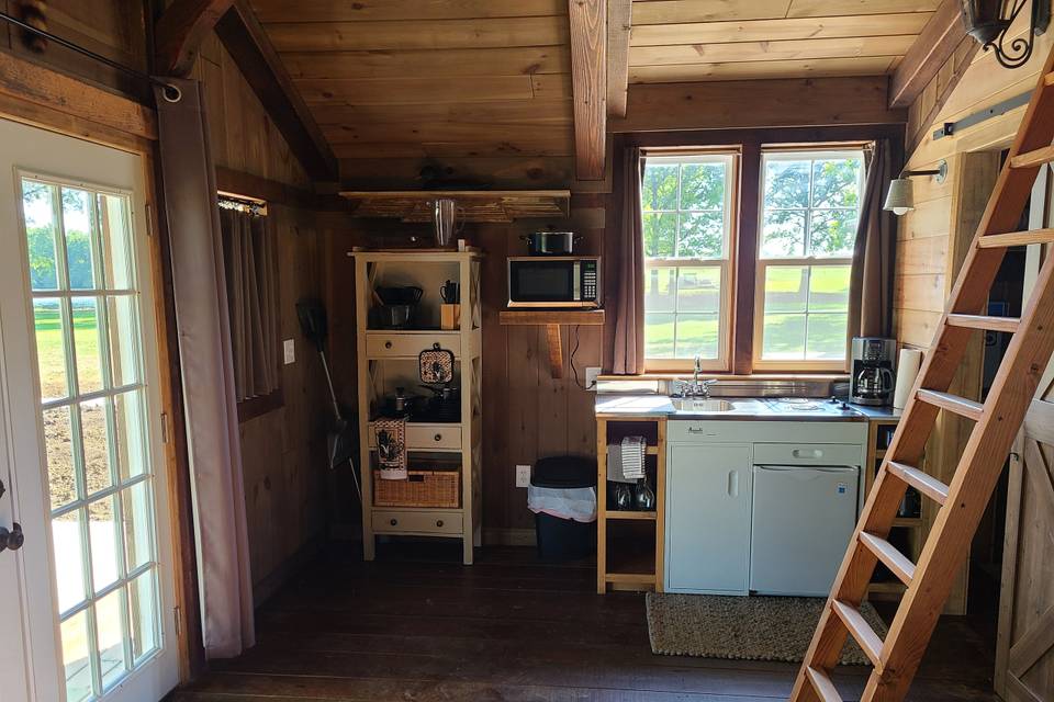 Couple's Cabin Kitchen