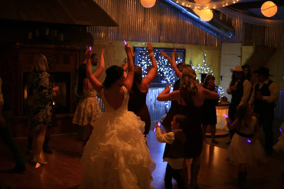 Reception dance floor