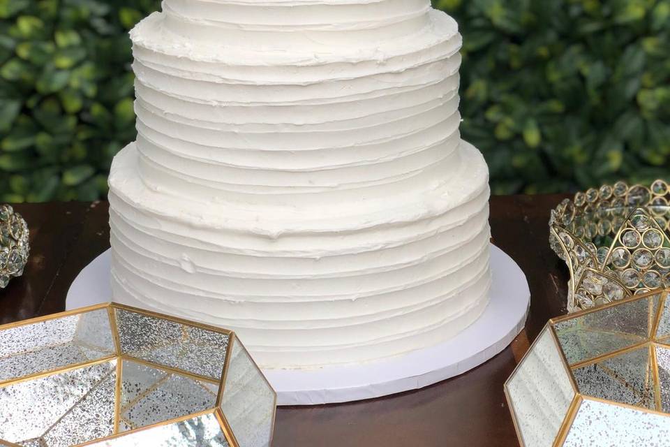 Buttercream wedding cake