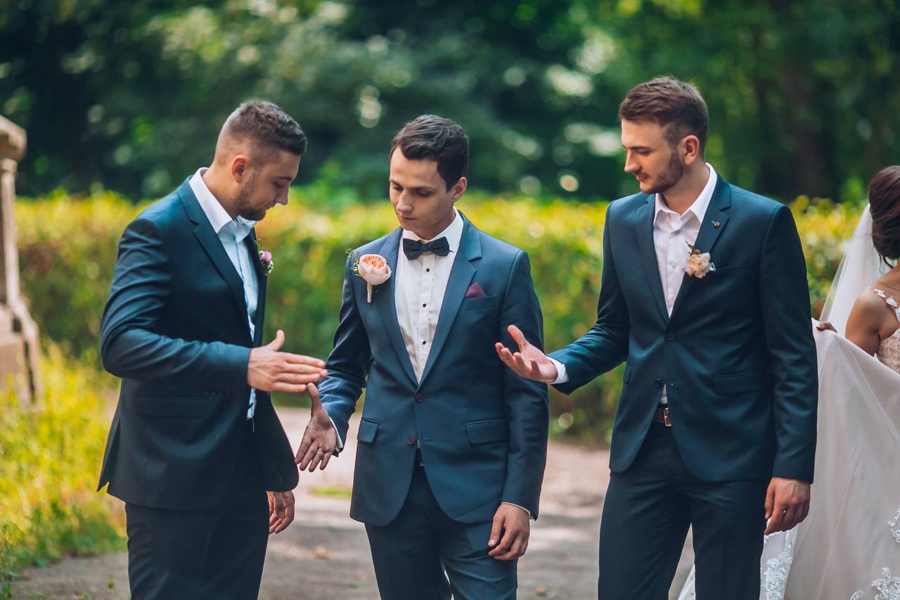 Men's salon for wedding shop