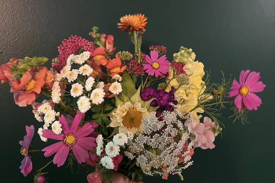 Locally grown wildflowers