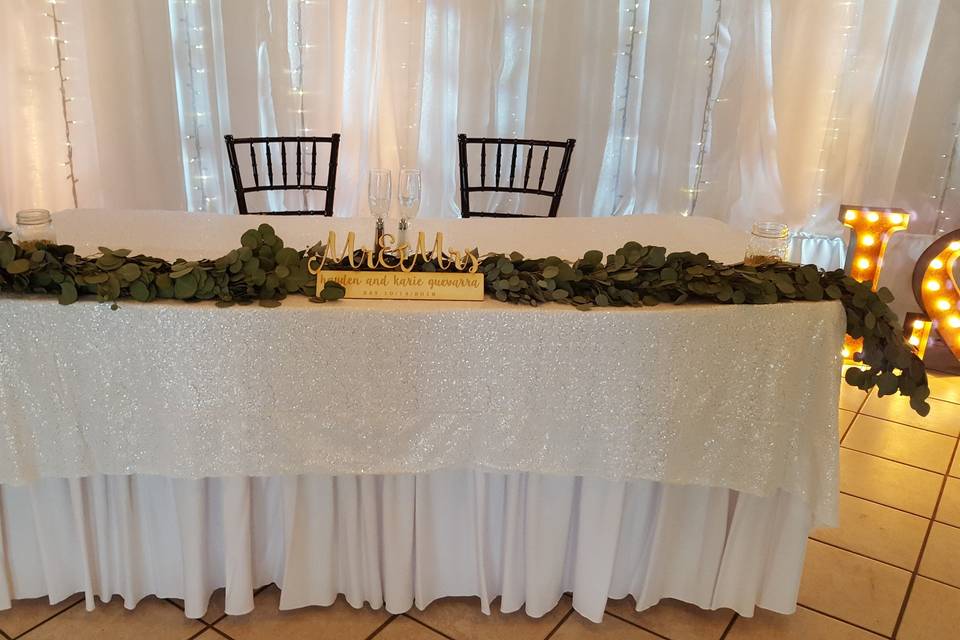 Head table