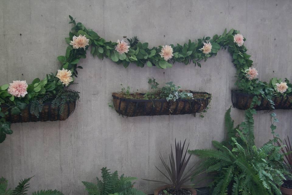 Wedding garland and flowers