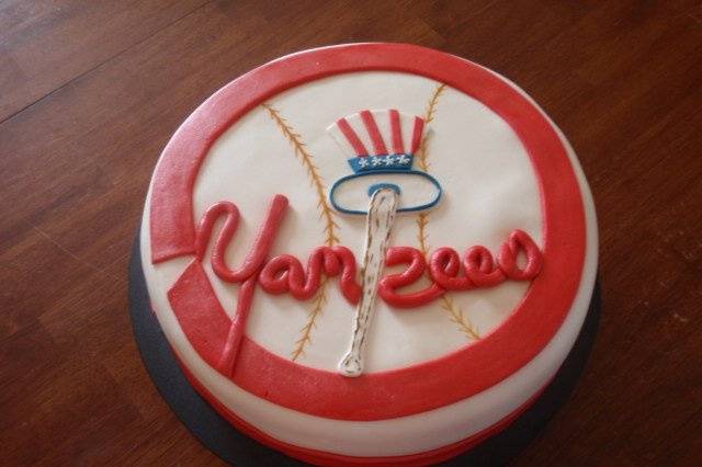 New York Yankees cake, Exclusive Cake Shop