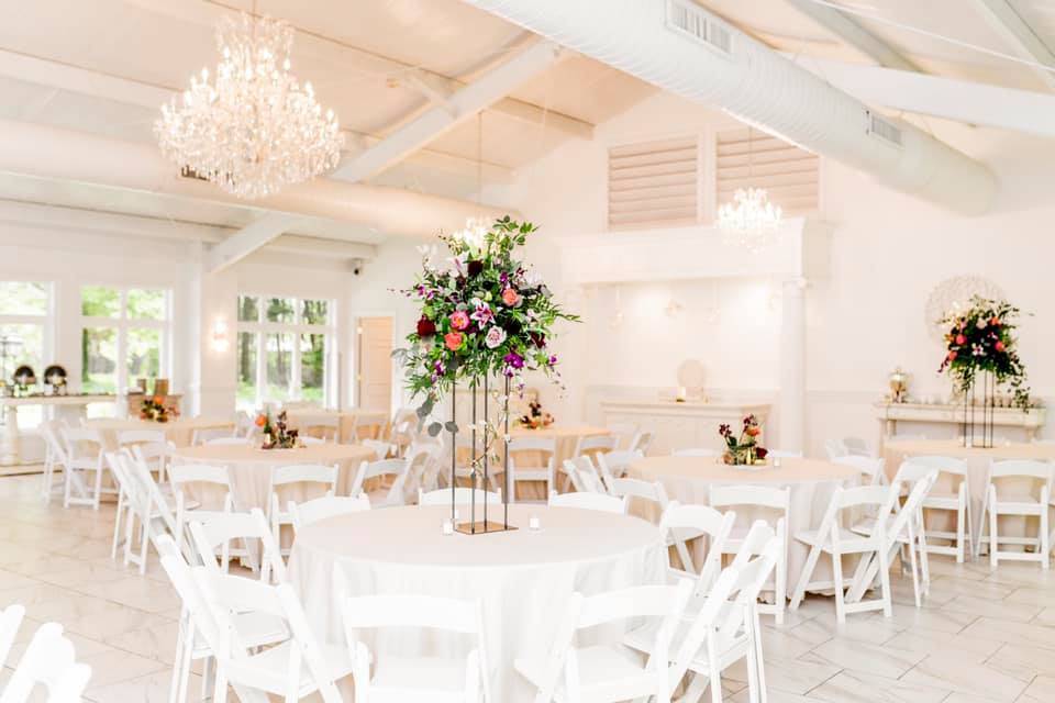 Reception with natural light