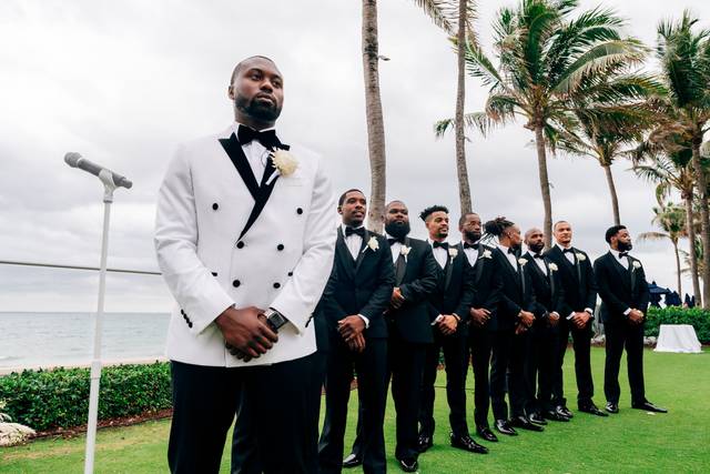 A stunning wedding party