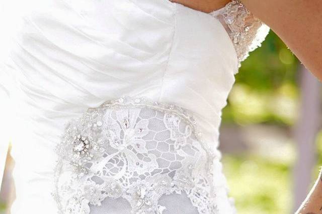 Custom Made Lace Skull Wedding