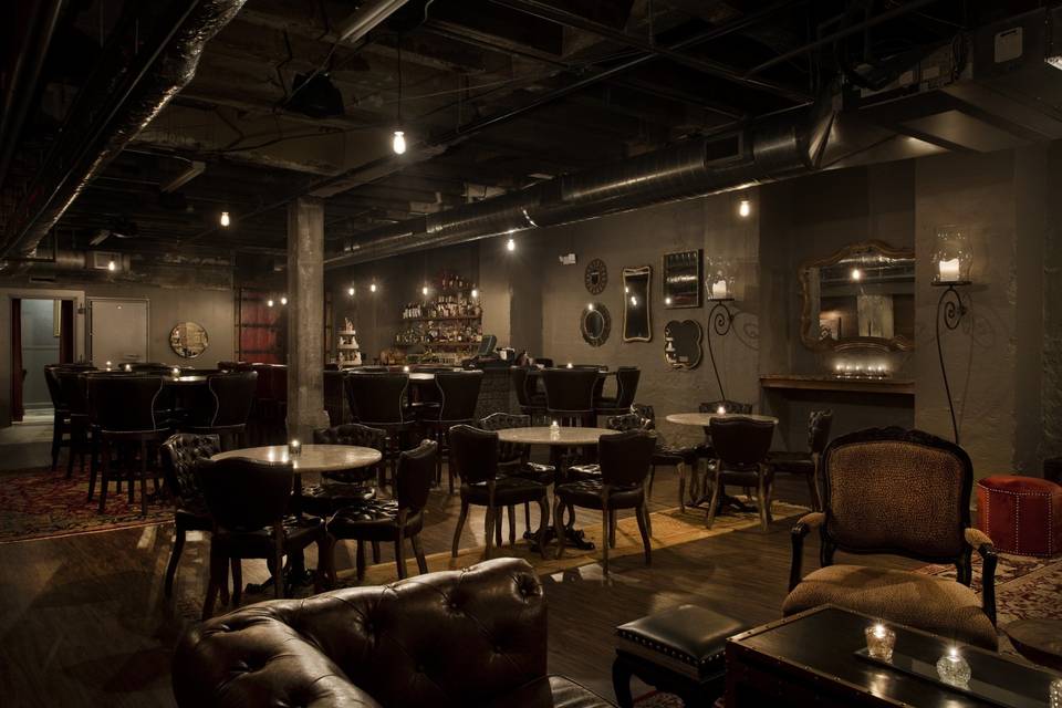 Dockum Speakeasy styled bar