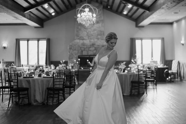 Dancing bride