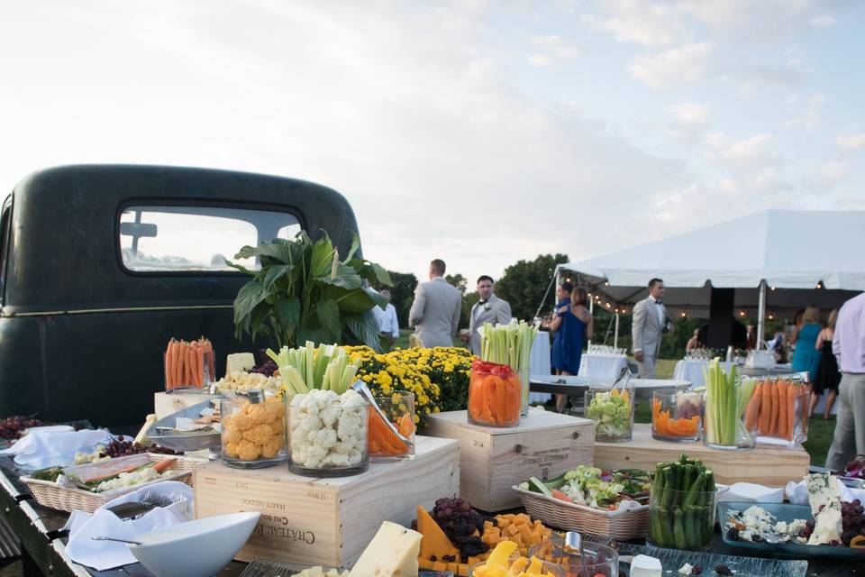 The wedding food