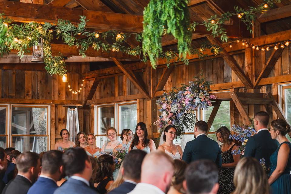 Barn Wedding Ceremony