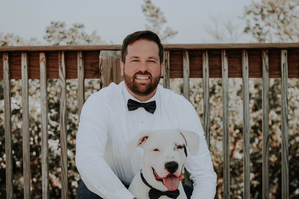 Groom + Pup