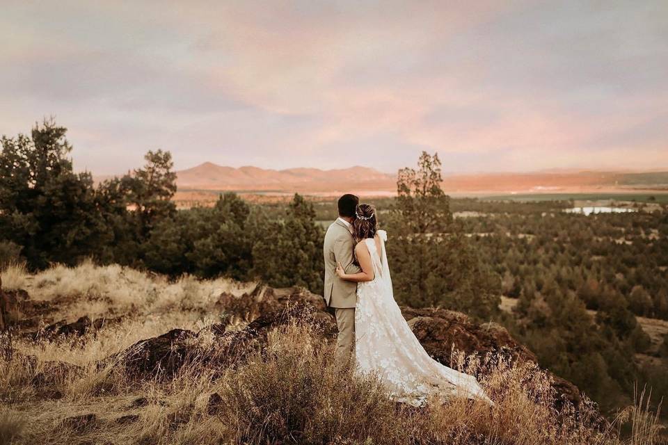 Bride with husband