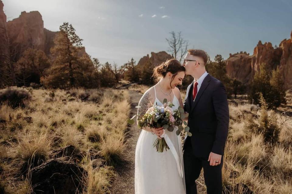 Bride and husband