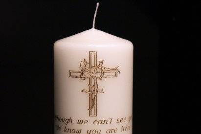 bereavement memorial candle