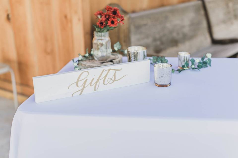 Gift Table